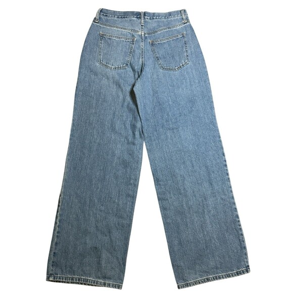 Universal Thread Relaxed Wide Leg Jeans Womens 4 High Rise Lightweight Denim - Picture 8 of 8